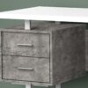 Computer Desk For Home Office, Laptop, Left, Right Set - Up, Storage Drawers, Modern - White - Image 10