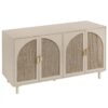 4 Door Cabinet, Suitable For Bedroom - Natural - Image 9