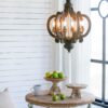 Cake Stand, Cake Plate With Magnesium Base - Cream / Brown - Image 4