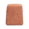 Oliver - Tapered Square Upholstered Ottoman - Spice Orange Fleeced - Image 3