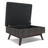 Owen - Coffee Table Storage Ottoman - Ebony - Image 3