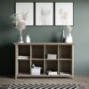 Amherst - 8 Cube Storage Sofa Table - Distressed Gray - Image 5