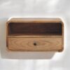 Avora - Wooden Wall Mounted Nightstand - Brown - Image 11