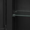 Rectangle Medicine Cabinet Mirror Bathroom Mirror With Storage Wall Mounted Medicine Mirror Cabinet With LED - Black - Image 19