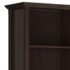Acadian - 5 Shelf Bookcase - Brunette Brown - Image 3