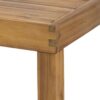 Outdoor 4 Seater Acacia Wood Chat Set With Wicker Accents And Cushions - Teak / Mixed Brown / Beige - Image 24