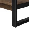 Accent Table, Side, End, Nightstand, Lamp, Living Room, Bedroom, Industrial - Brown - Image 6