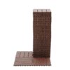 Interlocking Plastic Deck Tiles 44 Pack, 12" X 12" Waterproof Outdoor / Indoor Patio Flooring - Brown - Image 4