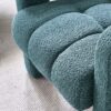 31.10" Wide Boucle Upholstered Accent Chair - Green - Image 11