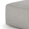 Nate - Square Pouf - Patterned Gray Melange - Image 4