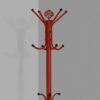 Free Standing Coat Rack 12 Hooks For Entryway - Red - Image 2