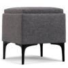 Natasha - Storage Ottoman With Tray - Gray - Image 2