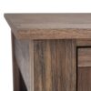 Monroe - Square Coffee Table - Rustic Natural Aged Brown - Image 6