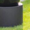 Heavy Outdoor Cement Fountain, Cute Unique Urn Design Water Feature For Home Garden, Lawn Deck & Patio - Black - Image 6