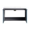 Contemporary Wall Mounted Bathroom Vanity With Resin Sink & Soft Close Doorі - Lake Blue - Image 16