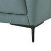 Mesut - Top Grain Leather Loveseat - Sage Green - Image 5