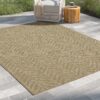 Earth - 2'7" X 7'3" Indoor, Outdoor Area Rug - Natural / White - Image 3