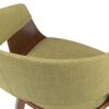 Lowell - Bentwood Dining Chair - Acid Green / Dark Brown - Image 4