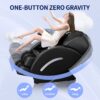 Full Body Massage Chair, Full Body Zero Gravity With 3D Massage Mechanism, 6 Auto Massage Mode, Waist And Calf Heater, Foot Roller, Bluetooth Speaker - Black - Image 7