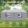 Carport, 10x20 Heavy Duty Portable Carport Garage Tent For Outdoor Storage Shelter - Gray - Image 5