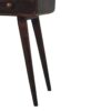 Mini Curved Console Table - Walnut - Image 5