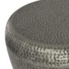 Preston - Metal Side Table - Antique Silver - Image 8