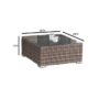 2 Person Seating Set With Cushions - Gray Mix / Navy Blue - Image 8