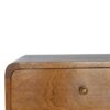 Floating Curved Bedside Table - Chestnut - Image 6