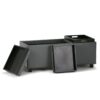 Avalon - Storage Ottoman - Stone Gray - Image 3