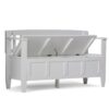 Brooklyn - Entryway Storage Bench - White - Image 3