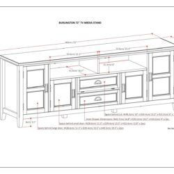Burlington - TV Media Stand - Black