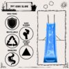 Xsl003 2.2M Kids Plastic Slide Indoor Freestanding Playground Equipment Children Plastic Slide Kids Indoor Slide - Blue - Image 5