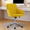 Swivel Office Chair - Bright Yellow - Image 2