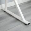 Adjustable Tempered Glass Drafting Printing Table With Chair - White - Image 5
