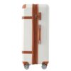 Hardshell Luggage Sets 3 Piece Double Spinner 8 Wheels Suitcase With Tsa Lock Lightweight 20''24''28'' - White - Image 13