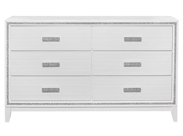 Almera - Glitter Dresser - White