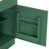 20" Bathroom Vanity With Sink, Freestanding Cabinet With Door Shelf And Adjustable Shelf, And Ceramic Construction - Green - Image 20