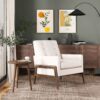 Cole - Comfortable Lounge Chair - Beige - Image 8