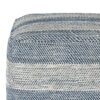 Clay - Square Pouf - Patterened Teal Melange - Image 3