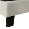 Queen Size Bed, Upholstered, Transitional - Beige - Image 7