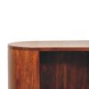 Cortez - T Bar Open Slot Cabinet - Dark Brown - Image 6