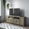 Burlington - TV Media Stand - Distressed Gray - Image 8