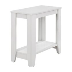 Accent Table, Side Transitional - White