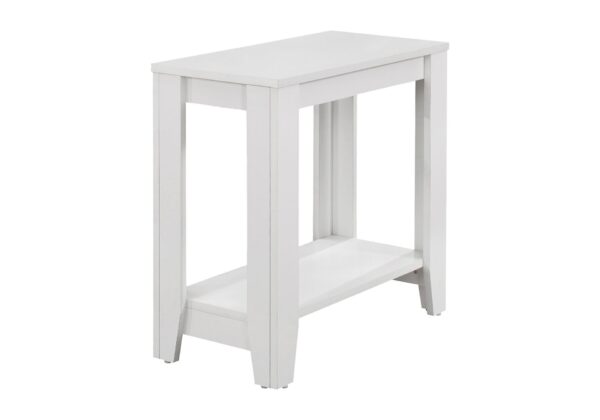 Accent Table, Side Transitional - White
