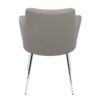 Andrew - Contemporary Dining / Chair (Set of 2) - Chrome / Gray - Image 5