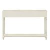 Console Table Sofa Table With Drawers For Entryway With Projecting Drawers And Long Shelf - Antique White - Image 14