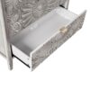 3 Drawer Cabinet, American Furniture, Suitable For Bedroom, Living Room - Light Gray - Image 6