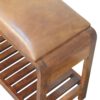Buffalo - Slatted Square Bench - Brown - Image 3