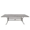 46X86" Cast Aluminum Rectangle Table - Gray - Image 4