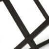 Modern Industrial Tabletop Wine Rack With 7 Bottle Holders - Black - Image 10